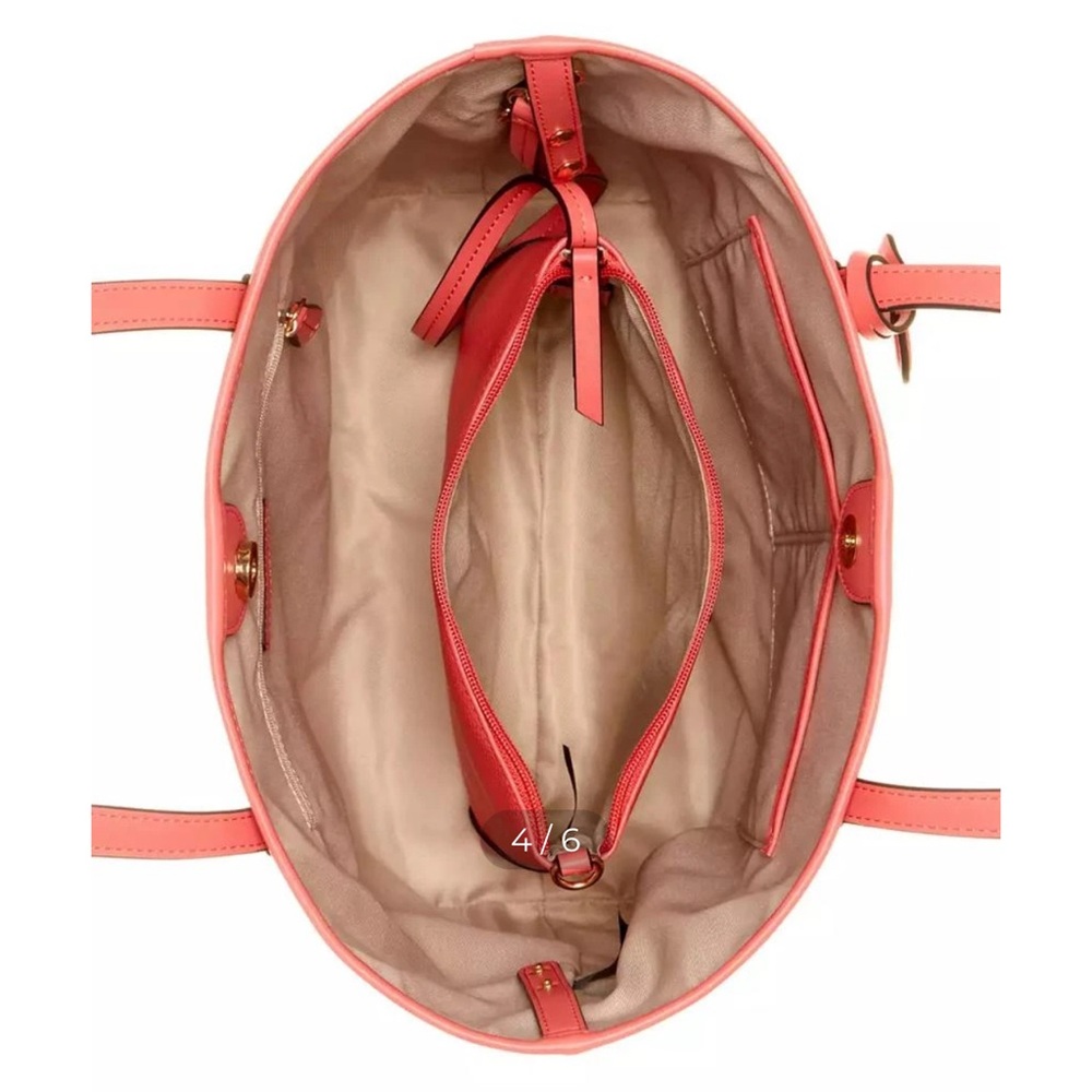 Nine West Coral Tote with Wristlet - Picture 2 of 5